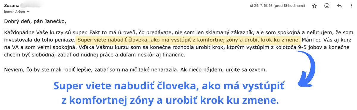 Recenzia klienta č. 3