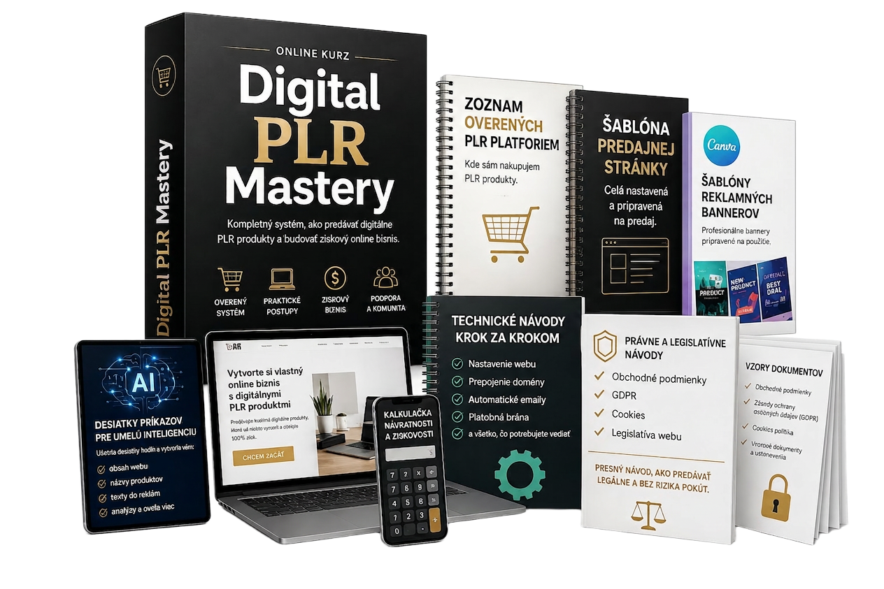 Digital PLR Mastery program a bonusy